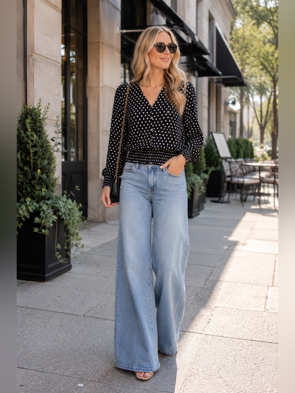 Michael Kors Polka Dot Top